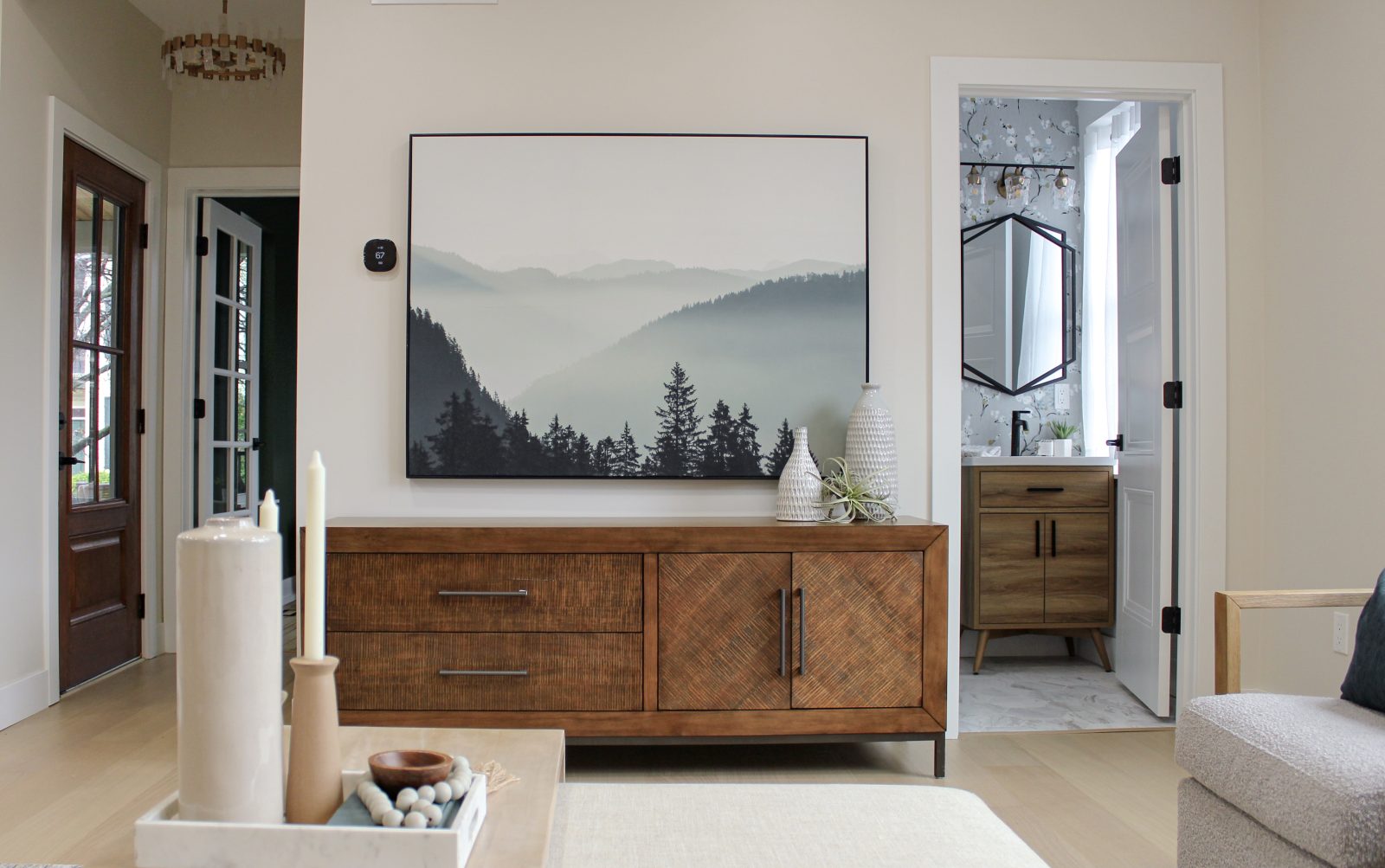 Remodeled home in German Village (Ohio) staged by Jennifer Donahue Interior Design Inc to be listed on the MLS market place.