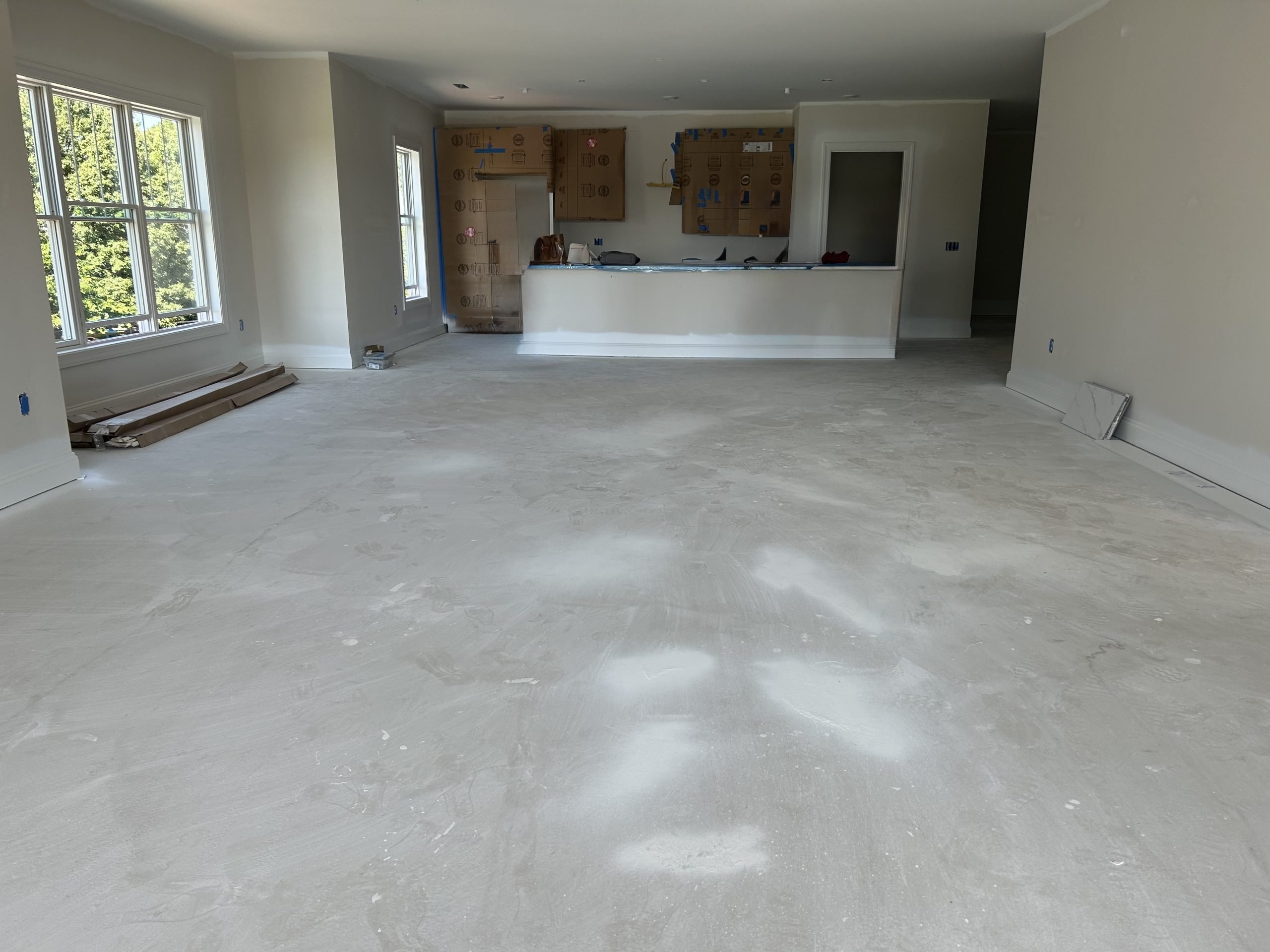 Construction of luxury condo unit in central Ohio