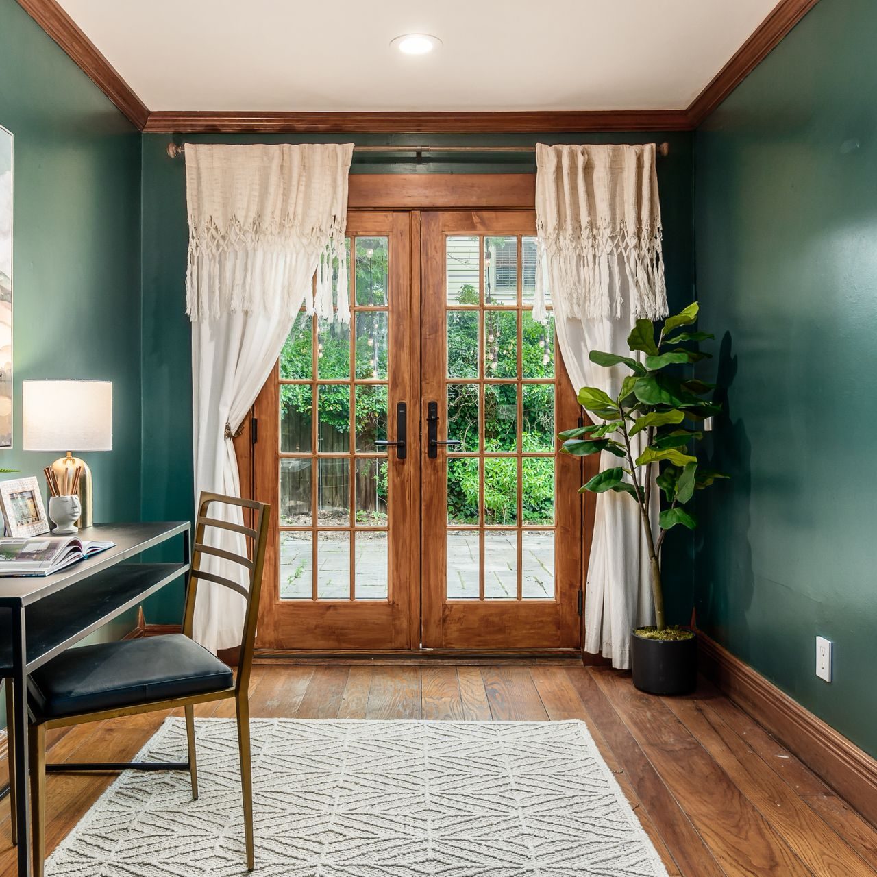 Home office in a classic German Village home.